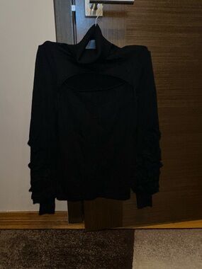 Anne Fontaine Men's Charcoal Black Turtleneck Sweater size 38